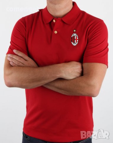 НОВО! Мъжки поло тениски AC MILAN ITALY / МИЛАН ИТАЛИЯ! Или поръчай с твоя идея!, снимка 2 - Тениски - 28077264