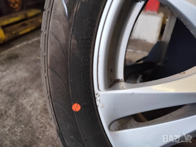 Джанта  с Гума (патерица)- Hyundai Santa fe-2010г, снимка 4 - Части - 52364098