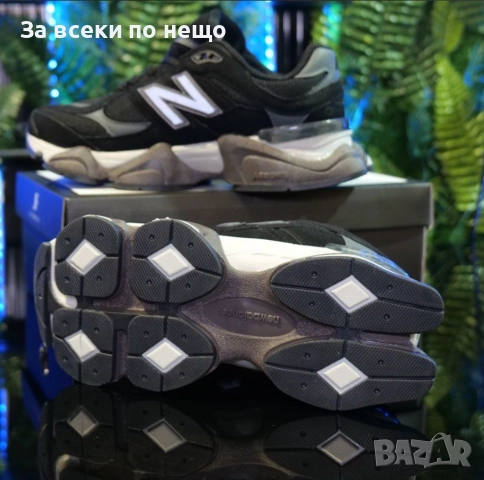 New Balance 9060 Мъжки Маратонки С Кутия👟Мъжки Спортни Обувки Черно и Сиво Код S106, снимка 2 - Маратонки - 52417652