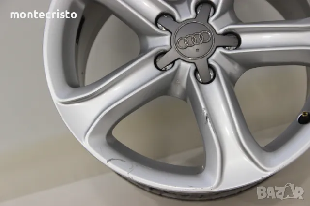 Алуминиева джанта Audi A4 B8 (2007-2015г.) 8K0 601 025 BK / 8K0601025BK / 17 цола / 5x112 66.5, снимка 7 - Гуми и джанти - 47601949