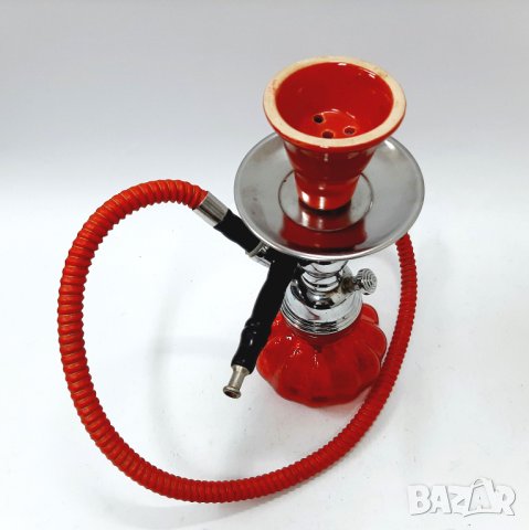 Малко наргиле, червено с маркуч(8.1), снимка 6 - Наргилета - 43308025