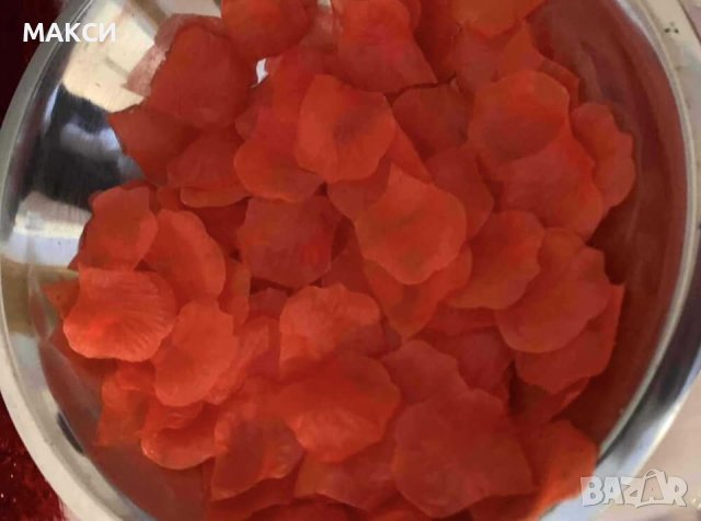 Изкуствени листенца от рози, идеални за украса и декорация за сватба, годеж, Свети Валентин, снимка 3 - Декорация за дома - 44071524