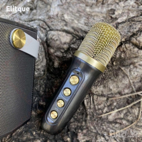 Мини безжичен караоке високоговорител с един микрофон YS-107, снимка 4 - Микрофони - 52839473