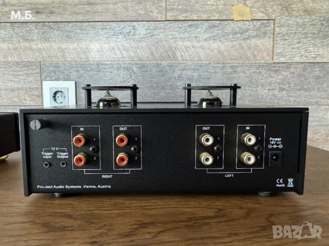 Pro-ject Tube Box DS2 + Breeze Audio линейно захранване, снимка 7 - Грамофони - 53431433