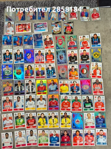 Стикери Topps Шампионска Лига Champions League 2024/25. 85 броя стикери.