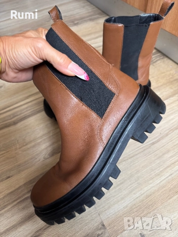 Оригинални естествена кожени боти ZARA ! 40 н