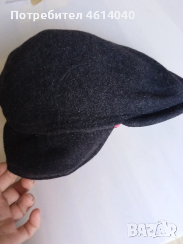 Мъжко топло кепе Каскет Шапка размер 56-57