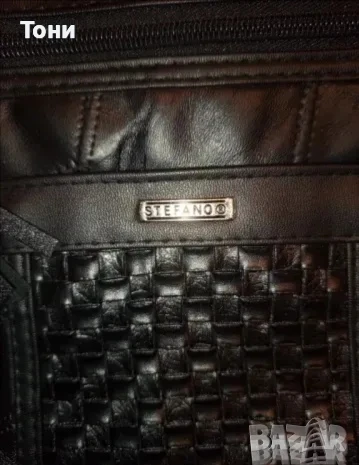 STEFANO Оригинал Нова Кожена Дамска Чанта , снимка 2 - Чанти - 50493210