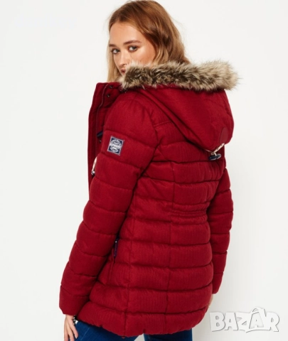 Дамско зимно яке палто Superdry размер small, снимка 2 - Якета - 52212467