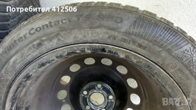 Продавам зимни гуми с железни  джанти , снимка 5 - Гуми и джанти - 47467717