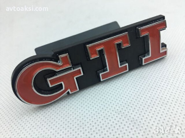 3D метална емблема за предна решетка GTI, снимка 3 - Аксесоари и консумативи - 40757733