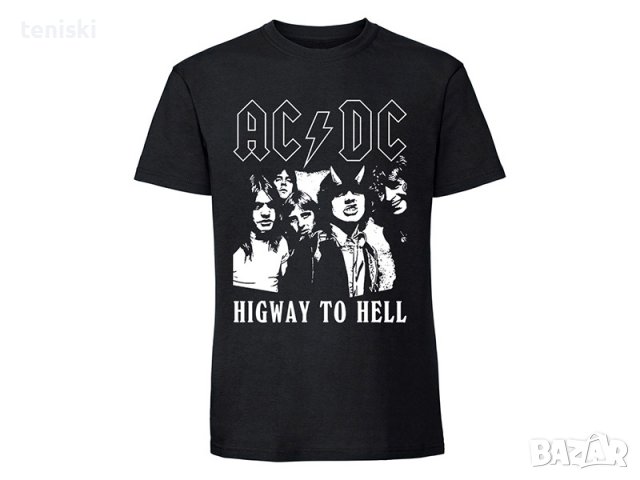  Рок тениска AC/DC Модели и размери , снимка 5 - Тениски - 32306912