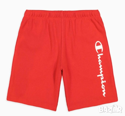 Мъжки къси панталони Champion, 79% памук, 21% полиестер, Червени, XL