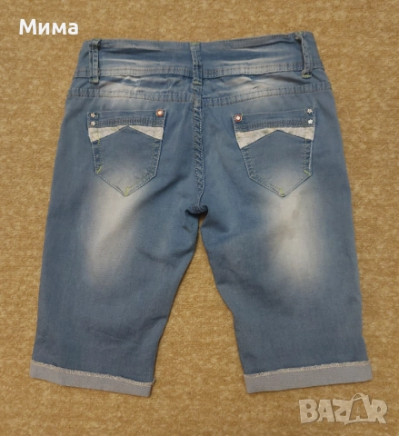 Къси дънкови панталонки, размер 31-32, L- XL, 4 лв., снимка 2 - Къси панталони и бермуди - 34580387
