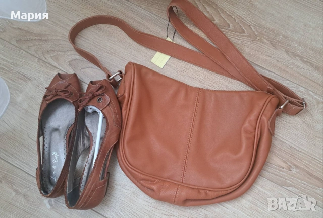 Обувки и чанта естествена кожа, снимка 2 - Други - 53405413