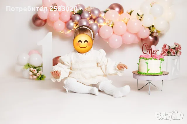 Детска рокля, снимка 4 - Бебешки рокли - 48847531