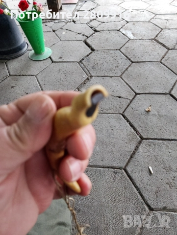 Свирка за куче рог и абанос 18век, снимка 4 - Антикварни и старинни предмети - 52903960