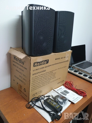 Активни BLUETOOTH колони Herdio. Чисто нови! Много добър звук и доста сила., снимка 6 - Тонколони - 49747940