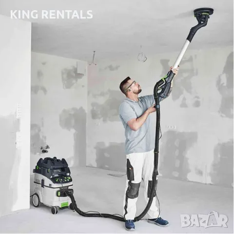 Под Наем! Жираф за шлайфане на стени и тавани / Festool Planex LHS-E 225 EQ / KING RENTALS, снимка 5 - Други машини и части - 49993994