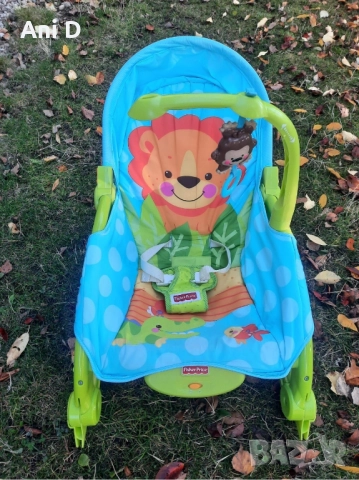 Бебешки шезлонг-люлка Fisher Price