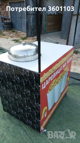 Количка за царевица на пара , снимка 4 - Колички за царевица - 50786644