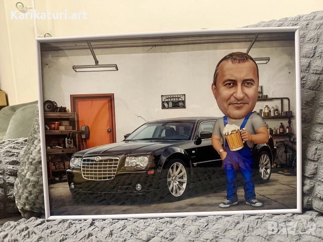 Уникални карикатури по снимка перфектният подарък!, снимка 2 - Декорация за дома - 53397581