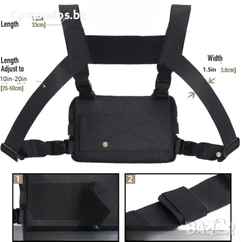 Тактическа чанта (Green) , снимка 4 - Екипировка - 51435125