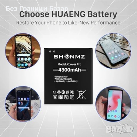 Нова Батерия 4300mAh за Samsung Galaxy XCover Pro EB-BG715BBE Самсунг, снимка 7 - Селфи стикове, аксесоари - 53568572