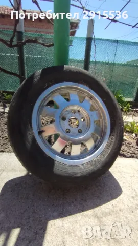 Алуминиева резервна джанта Ауди 15 5х100, снимка 6 - Гуми и джанти - 50095987