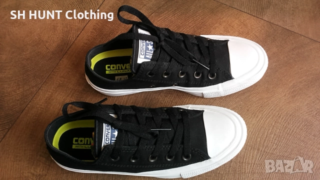 CONVERSE Chuck Taylor All Star II Plimsolls In Black 150149C Размер EUR 36,5 / UK 4 кецове 68-12-S, снимка 3 - Кецове - 52640054