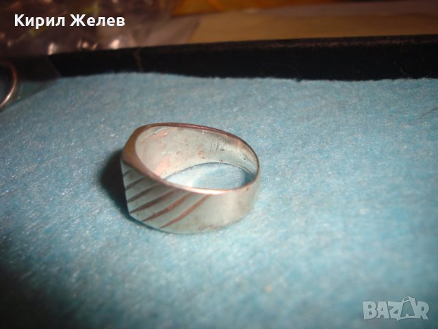 Старинен СРЕБЪРЕН ПРЪСТЕН ВИСОКА ПРОБА СРЕБРО РЪЧНО ОРНАМЕНТИРАН с КАЛЕМ КЛАСИЧЕСКО БИЖУ 26232, снимка 14 - Антикварни и старинни предмети - 34655532