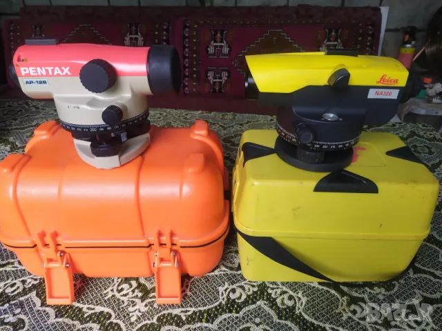 Оптичен нивелир Leica , Pentax, снимка 5 - Измервателни инструменти - 50381407