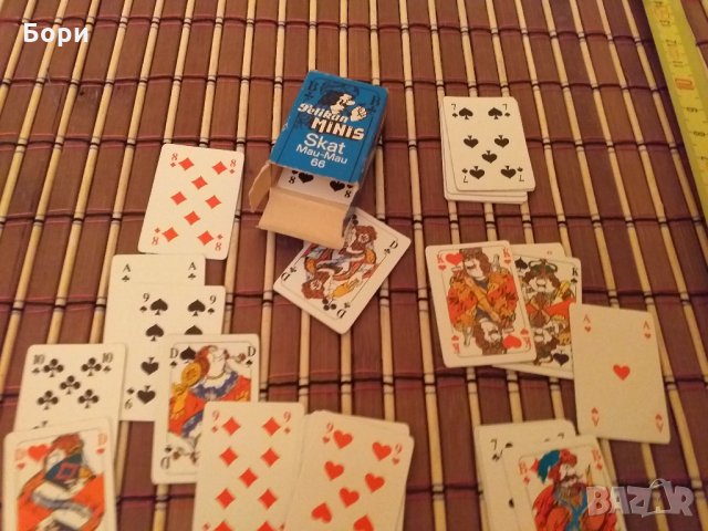 Мини-Карти 2.5х3.5см 1970г, снимка 9 - Карти за игра - 28037551