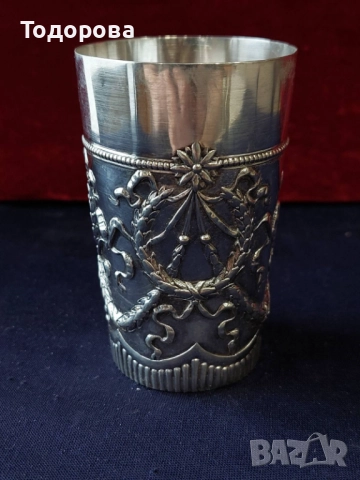 Лот Сребърни чаши,солидно Сребро проба 925-800/сребро,чаша,кана/, снимка 5 - Чаши - 52167811