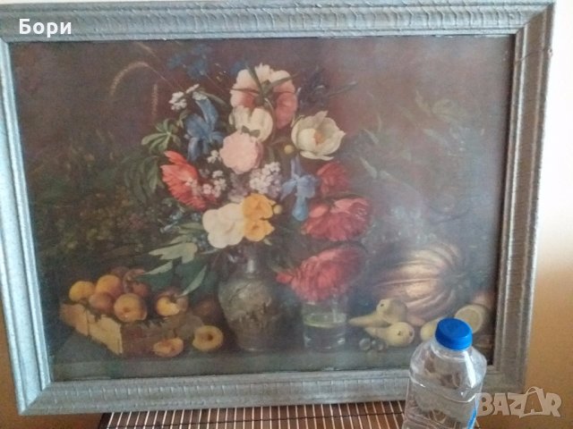 Голяма картина в дървена рамка 60/48/3см, снимка 2 - Картини - 27620179