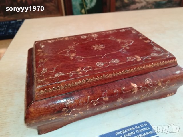 ДЪРВЕНА КУТИЯ ОТ ФРАНЦИЯ 2312231629, снимка 3 - Антикварни и старинни предмети - 43526036
