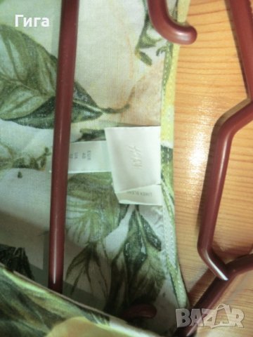 рокля на зелени листа НМ, снимка 3 - Рокли - 37147859