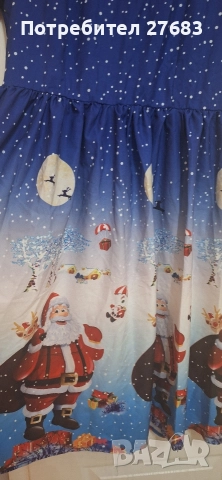 Коледна / Новогодишна рокля, снимка 2 - Рокли - 52860864