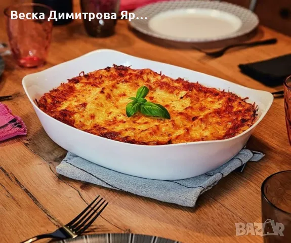 Тава за печене Luminarc Smart Cuisine P4027 34х25x7см,1 бр., бяло, снимка 4 - Съдове за готвене - 49292730