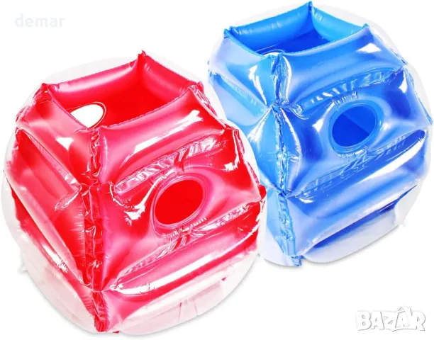 ZHUYNXIR 2 броя детски надуваеми сумо топки, 3+ години, размер - M:60 см, снимка 8 - Други - 49404912