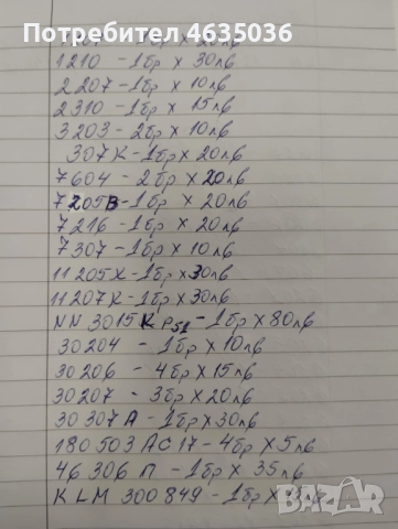 Лагери, снимка 2 - Други инструменти - 52226748