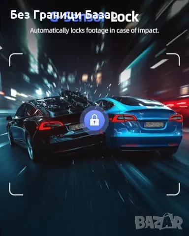 Нов 4K двоен видеорегистратор с 5.8GHz WiFi, нощен режим G-сензор кола, снимка 6 - Друга електроника - 49537374