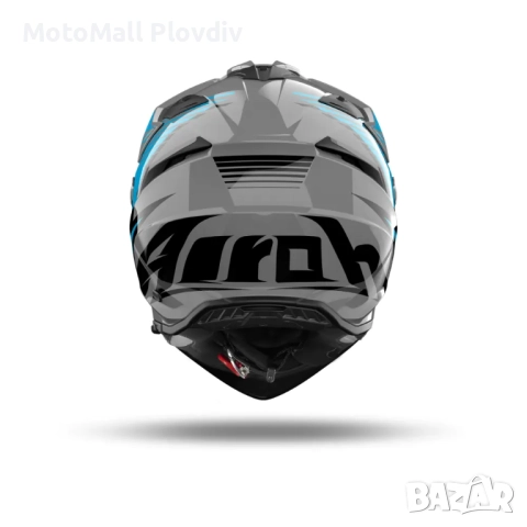 Каска Airoh Bandit Spicy Blue Gloss , снимка 4 - Аксесоари и консумативи - 51784319