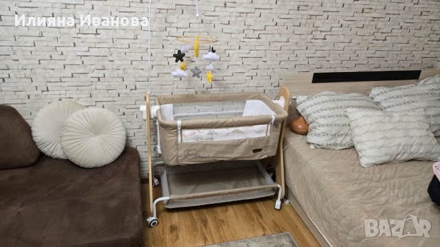 Бебешка кошарка с колелца