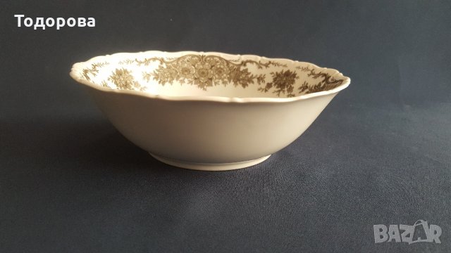 Голяма стара порцеланова купа - Бавария., снимка 4 - Антикварни и старинни предмети - 32854127