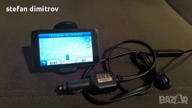 GARMIN nuvi 3790 BG, 4.3", гласови команди, Bluetooth, FM трафик приемник, карти за BG & Европа  , снимка 5 - Аксесоари и консумативи - 51600069