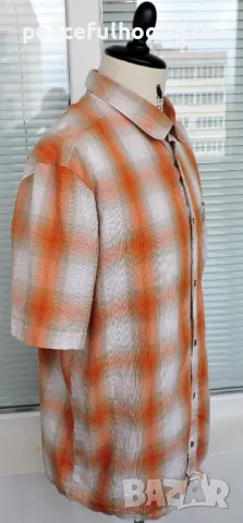 Jack Wolfskin  Outdoor - мъжка карирана риза за спорт туризъм и планина размер XL , снимка 6 - Ризи - 49782155