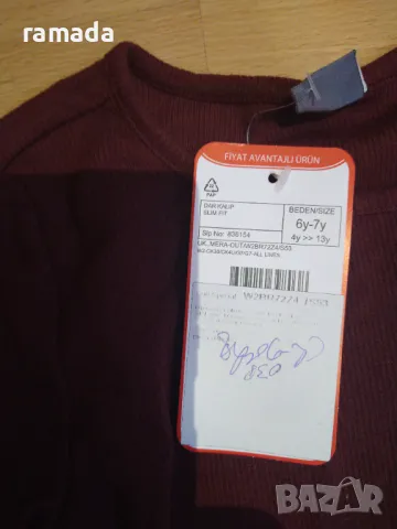 Блуза за момиче 5 г., снимка 6 - Детски Блузи и туники - 49350095