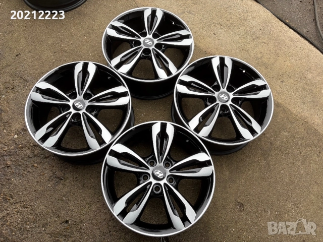 4 броя алуминиеви джанти за Hyundai ix35, Коna,Tucson,Elantra,IONIQ 17, снимка 4 - Гуми и джанти - 52825284