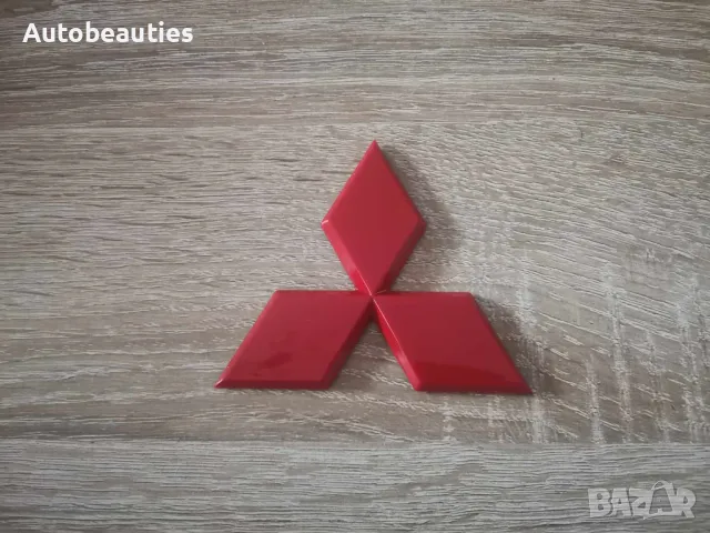 червено лого Mitsubishi 15 см